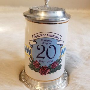 Wacker German Lidded Mug Portland Or 2000